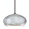 Besa Lighting Brio 14 Cord Pendant, Silver Foil, Bronze Finish, 1x75W Incandescent 1TT-4345SF-BR - alternate 1